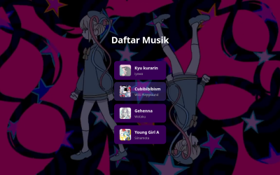 Interactive Music Website