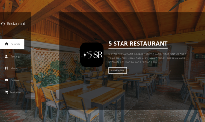 5Star Restaurant website v2
